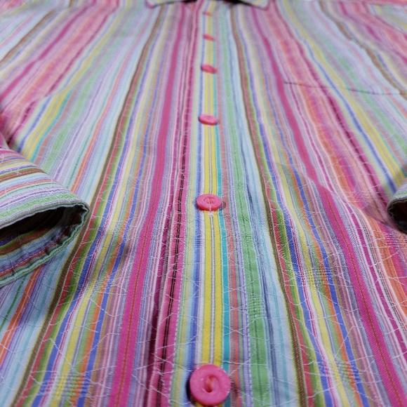 Bugatchi Uomo Multi colored button front shirt - Picture 2 of 8